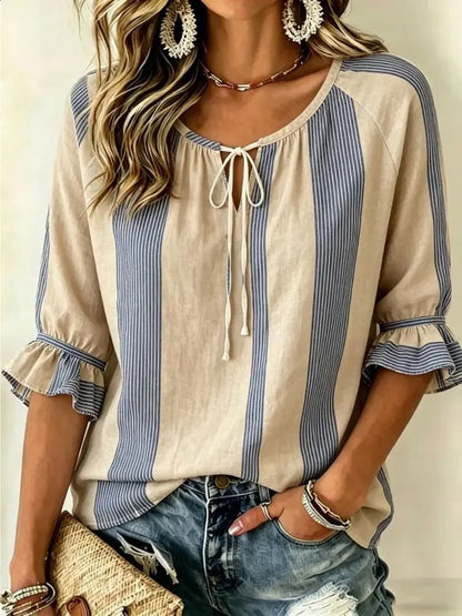 Women's Navy Geometric