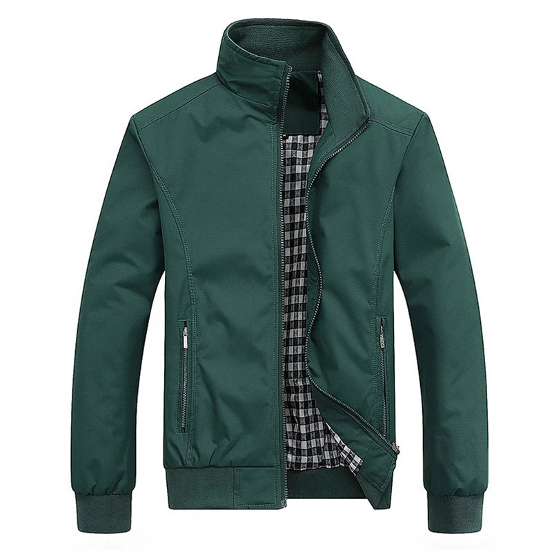 Men's Casual Bomber Jacket | Slim Fit & Stylish Baseball Coat