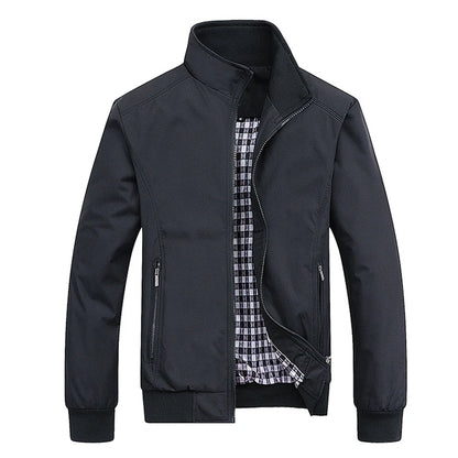 Men's Casual Bomber Jacket | Slim Fit & Stylish Baseball Coat