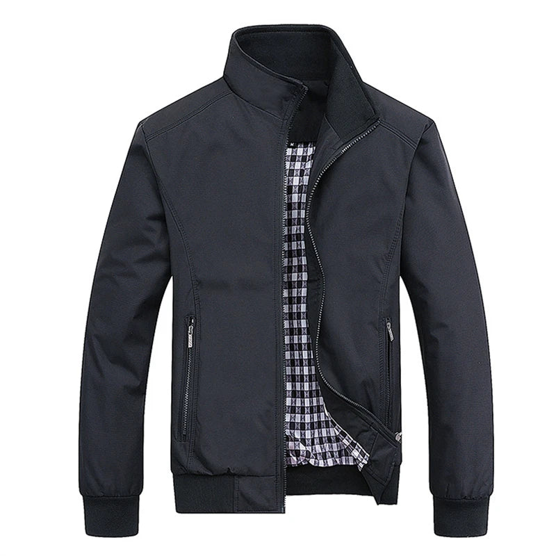 Men's Casual Bomber Jacket | Slim Fit & Stylish Baseball Coat