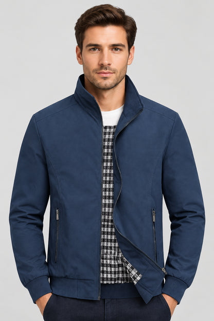 Men's Casual Bomber Jacket | Slim Fit & Stylish Baseball Coat