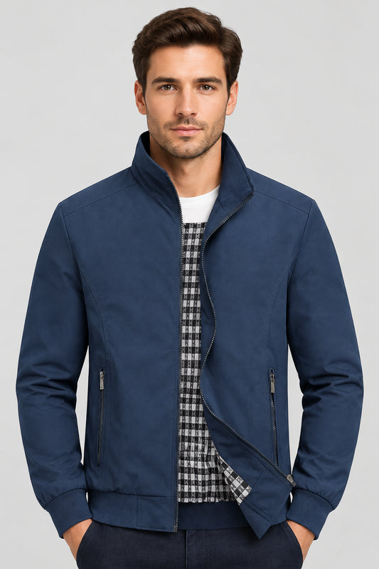 Men's Casual Bomber Jacket | Slim Fit & Stylish Baseball Coat