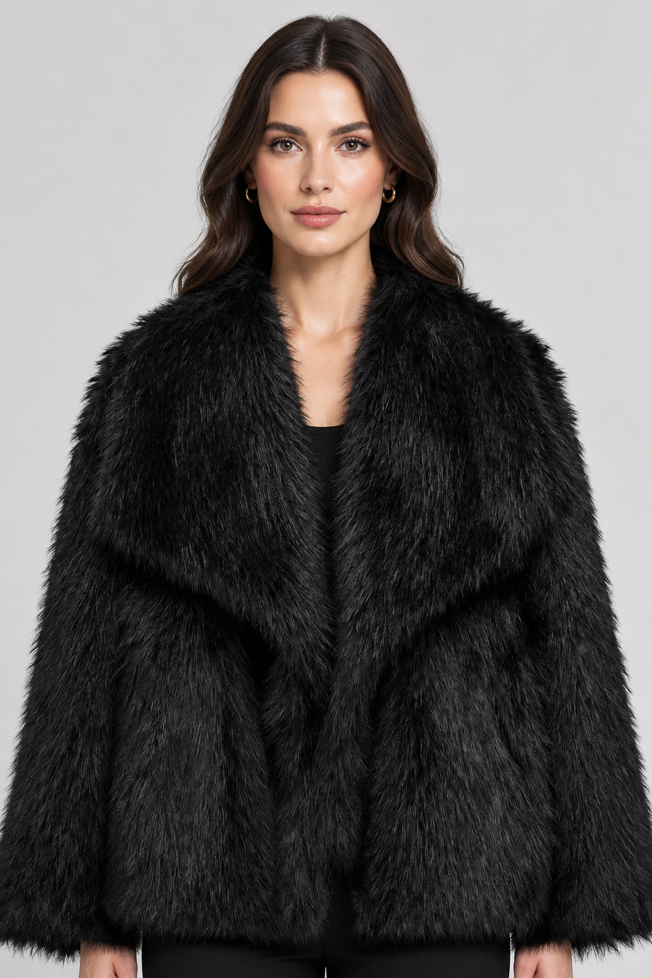 Women's Faux Fur Winter Coat – Soft & Warm