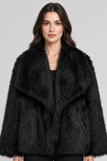 Women's Faux Fur Winter Coat – Soft & Warm