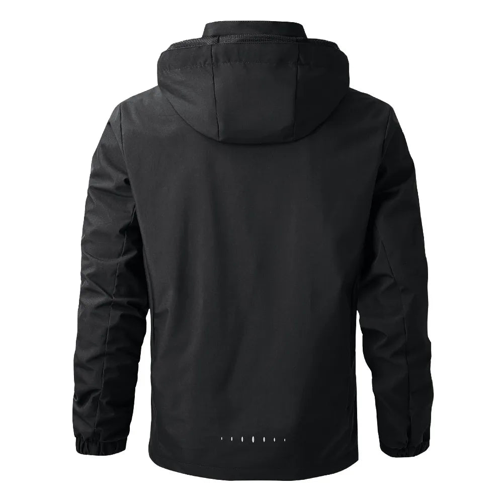 Men's Waterproof Rain Jacket | Lightweight Hooded Windbreaker