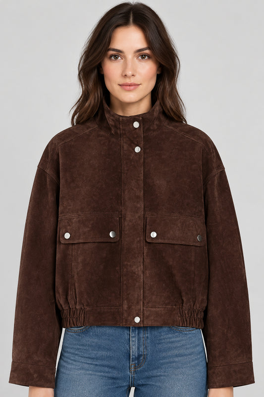Women's Jackets New Fashion Big Pocket Elegant