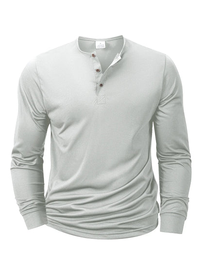 Men's Henley T-shirts Long