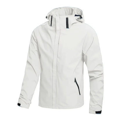 Men's Waterproof Rain Jacket | Lightweight Hooded Windbreaker