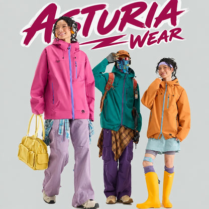 Unisex Hiking Jacket | Waterproof Hooded Windbreaker for Outdoor Adventures