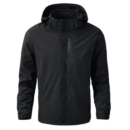 Men's Waterproof Rain Jacket | Lightweight Hooded Windbreaker