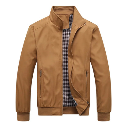 Men's Casual Bomber Jacket | Slim Fit & Stylish Baseball Coat