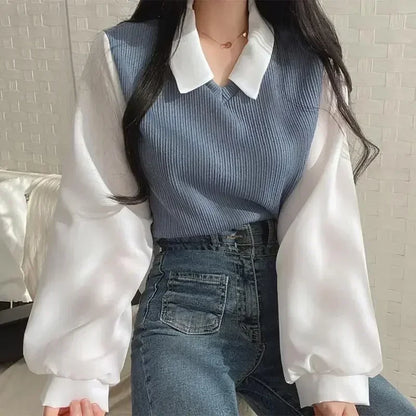 Collar Women's Blouse