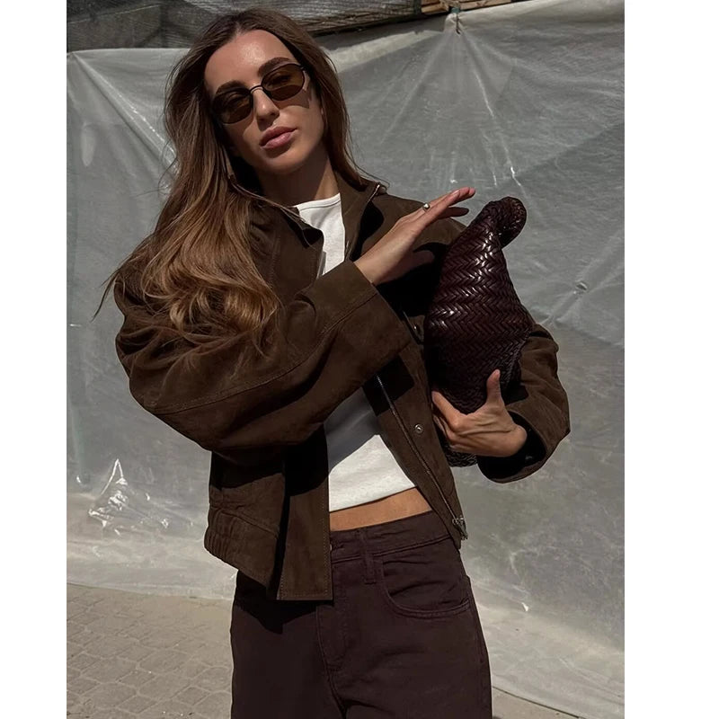 Women's Jackets New Fashion Big Pocket Elegant