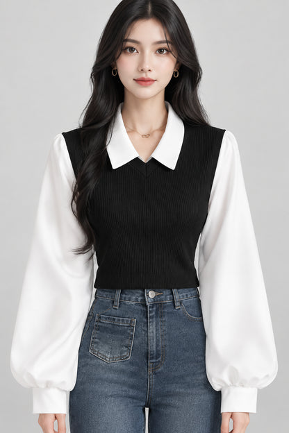 Collar Women's Blouse