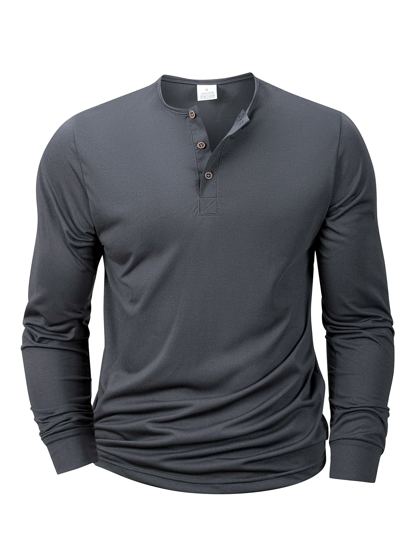 Men's Henley T-shirts Long