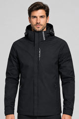 Men's Waterproof Rain Jacket Lightweight Outer Hooded Outdoor Raincoat