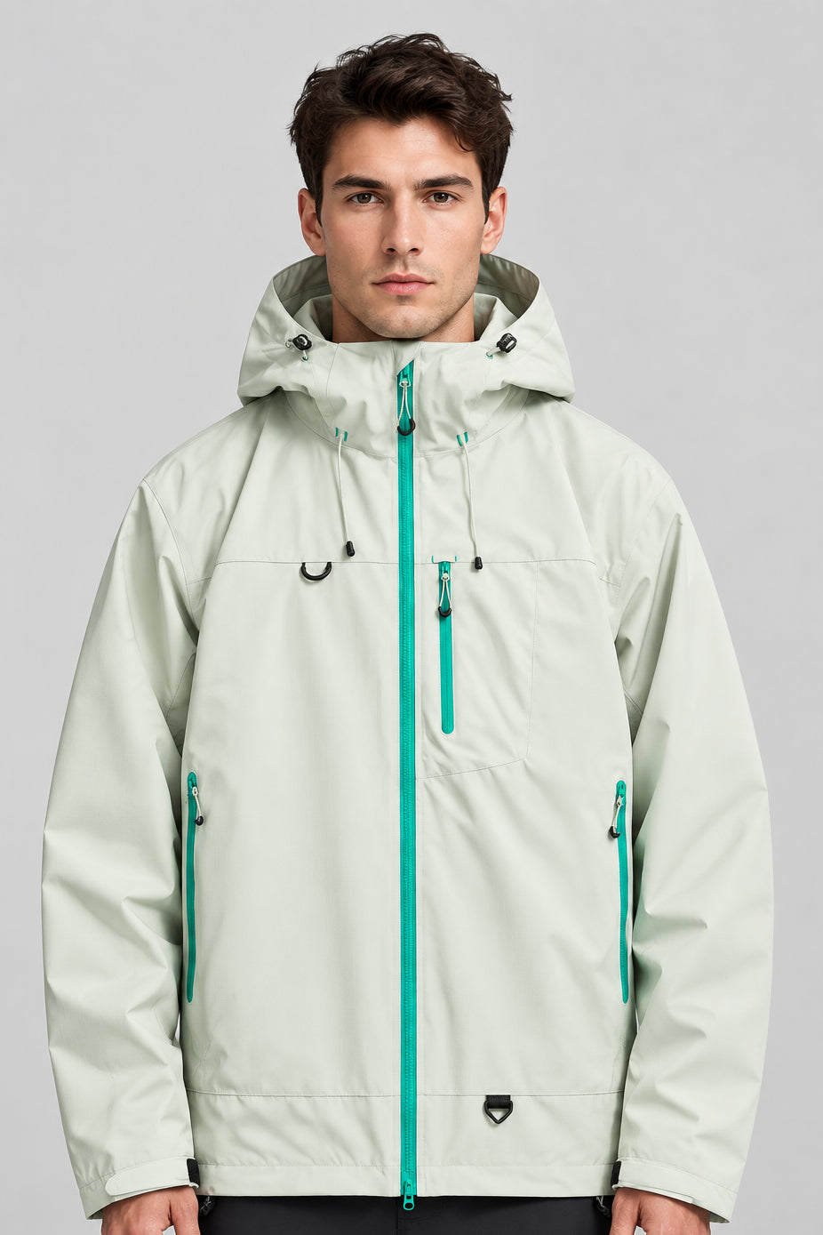 Unisex Hiking Jacket | Waterproof Hooded Windbreaker for Outdoor Adventures