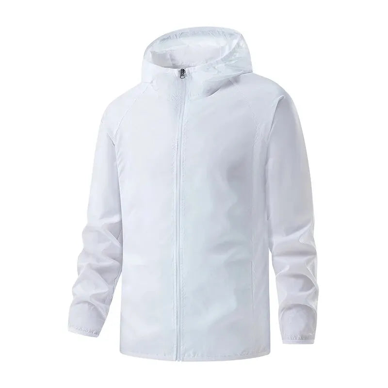Unisex Waterproof Hiking Jacket | UV Protection & Lightweight Windbreaker