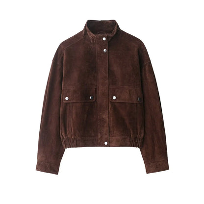 Women's Jackets New Fashion Big Pocket Elegant