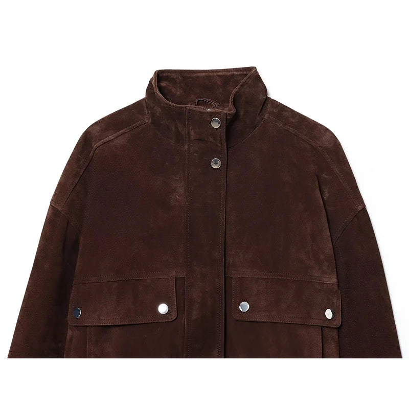 Women's Jackets New Fashion Big Pocket Elegant