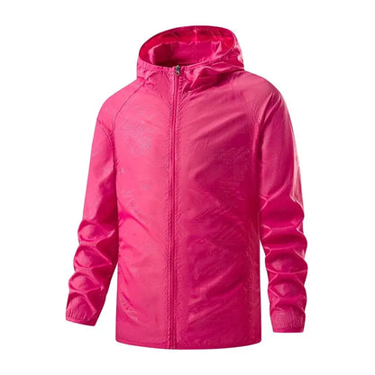 Unisex Waterproof Hiking Jacket | UV Protection & Lightweight Windbreaker
