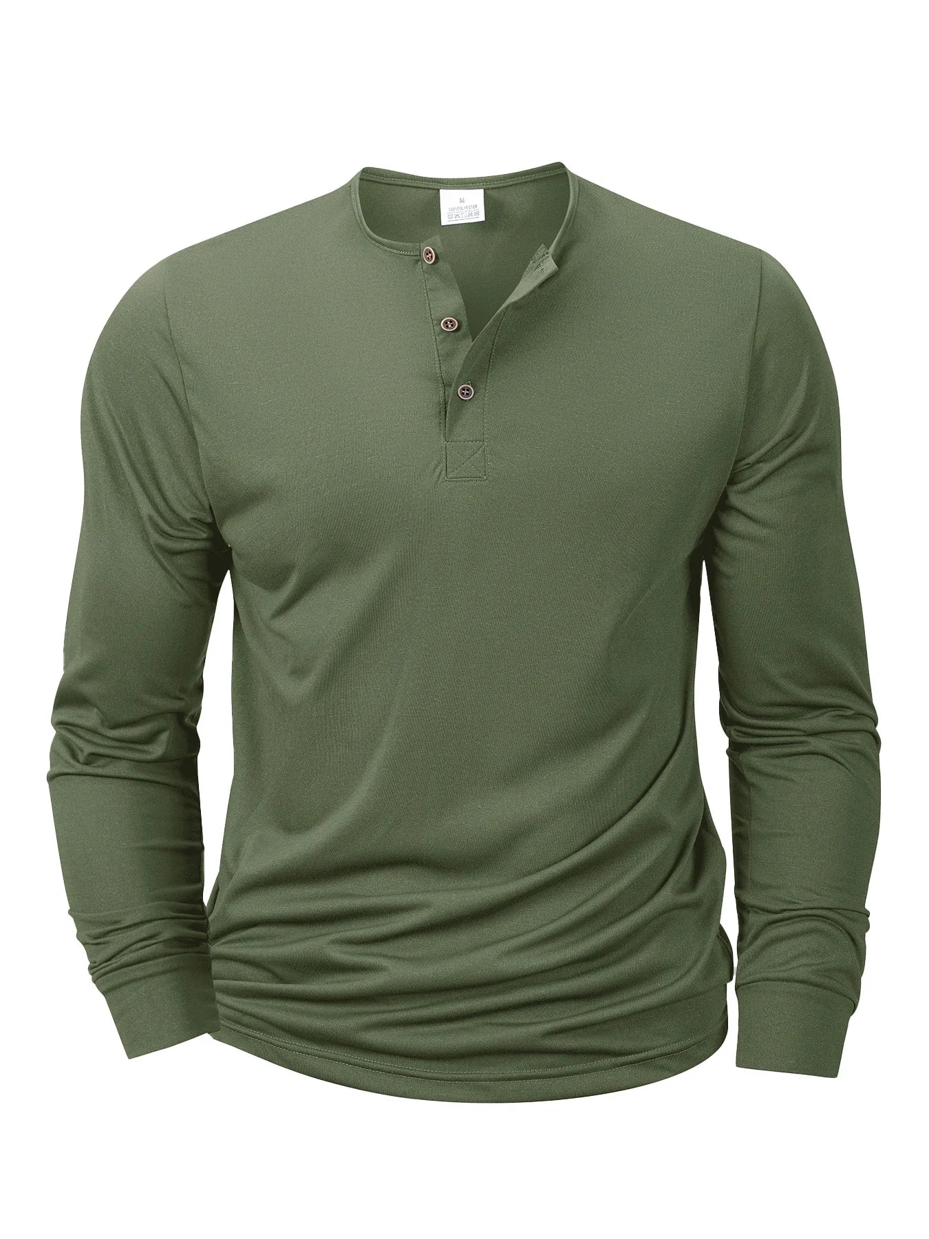 Men's Henley T-shirts Long