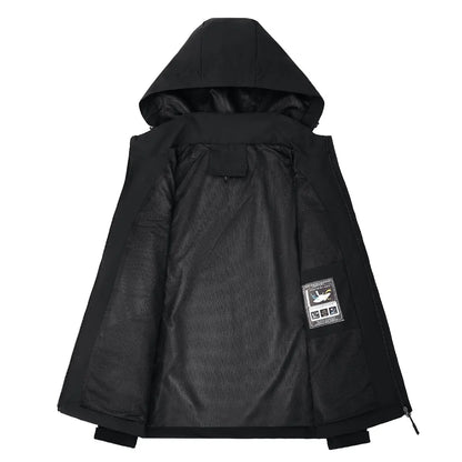 Men's Waterproof Rain Jacket | Lightweight Hooded Windbreaker