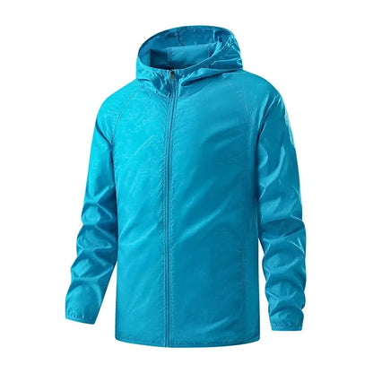 Unisex Waterproof Hiking Jacket | UV Protection & Lightweight Windbreaker